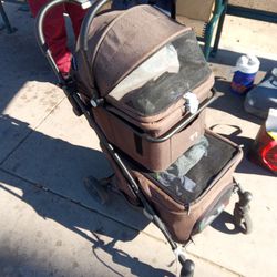 Two Layer Dog Stroller 