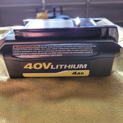 Ryobi 40v Lithium 4AH Battery