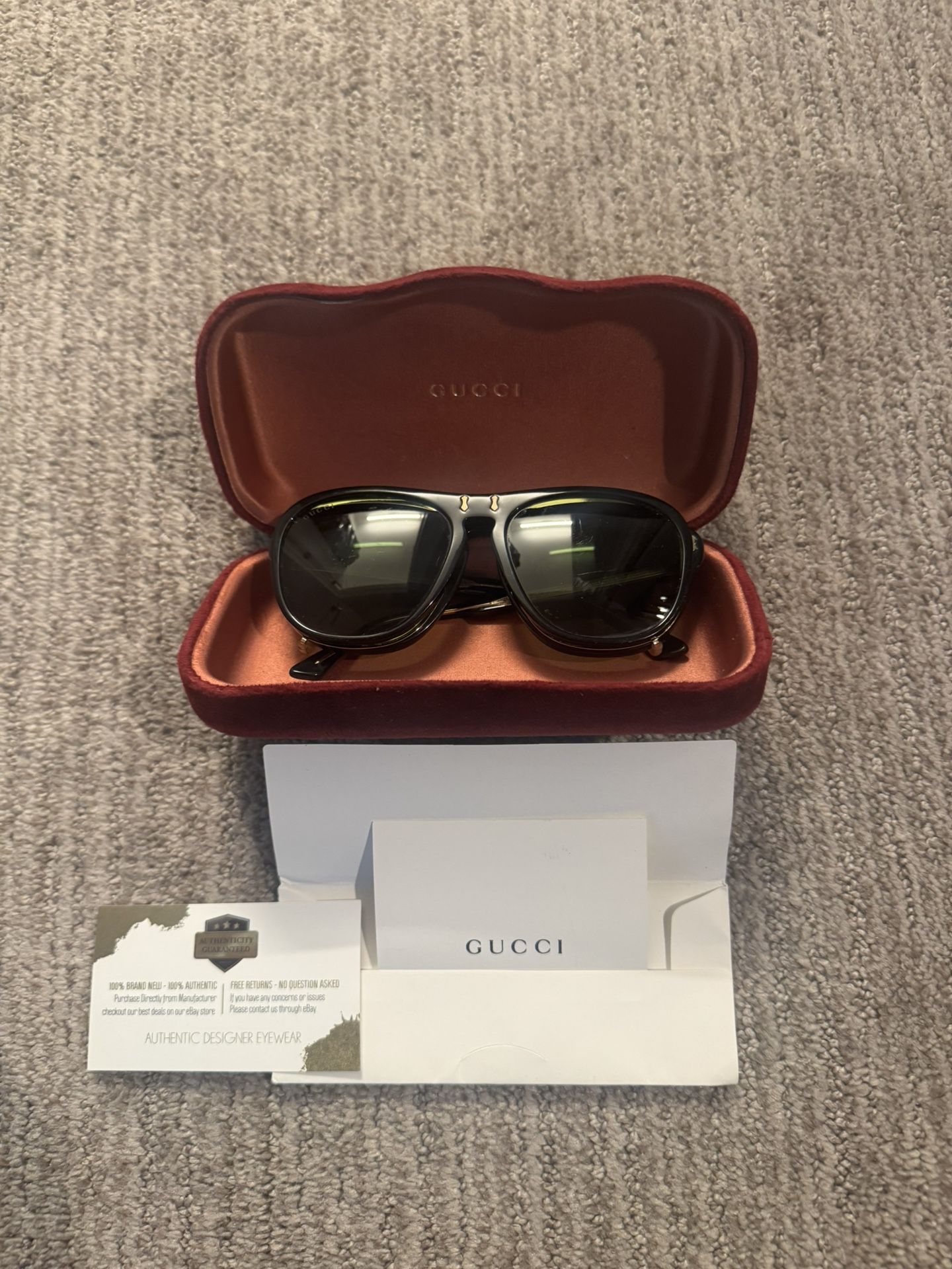Designer Sunglasses Occhiali Gucci GUCCI GG1869S 001 53 SUNGLASSES