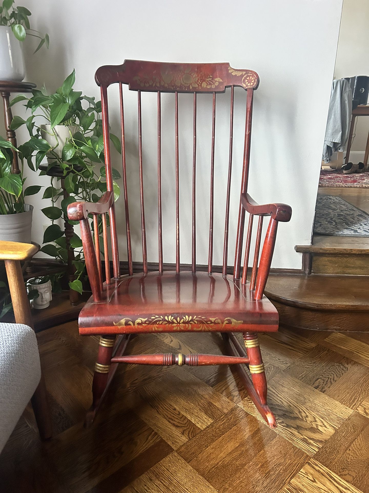 Vintage Wooden Rocking Chair