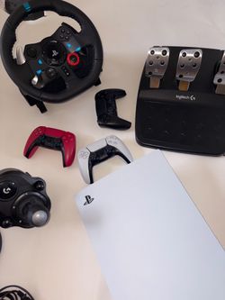 PS5 and Racing Wheel Bundle (PS5 Disk Version + Logitech G29)