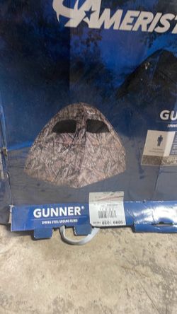 Gunner spring steel ground blind