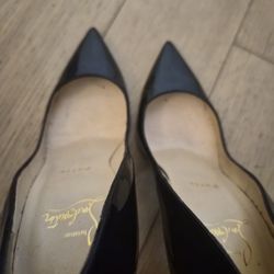Christian Louboutin Black Patent Leather Sz 7