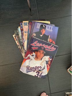 Old BECKETT magazines, baseball and football 88-92