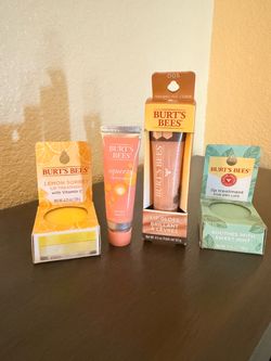 Burt's Bees Lip Care Bundle Set of 4