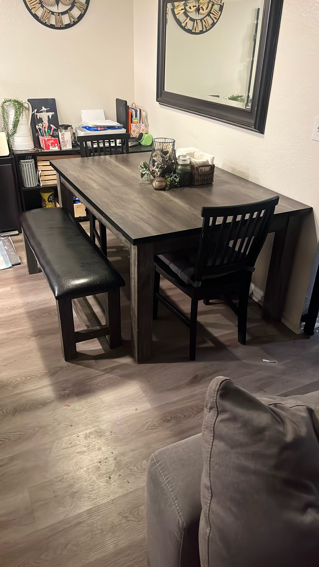 Dining Table With Bench And Chairs 