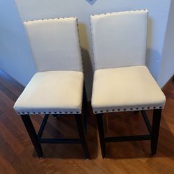 2 Chairs  and 2 Chair Covers 