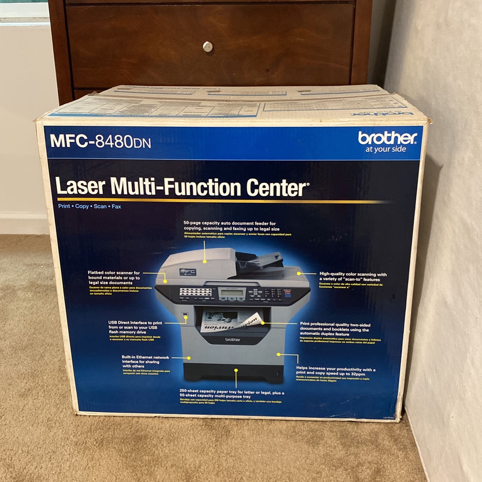 Brother MFC-8480DN Laser Multi-Function Printer