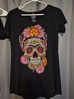 Black blouse.