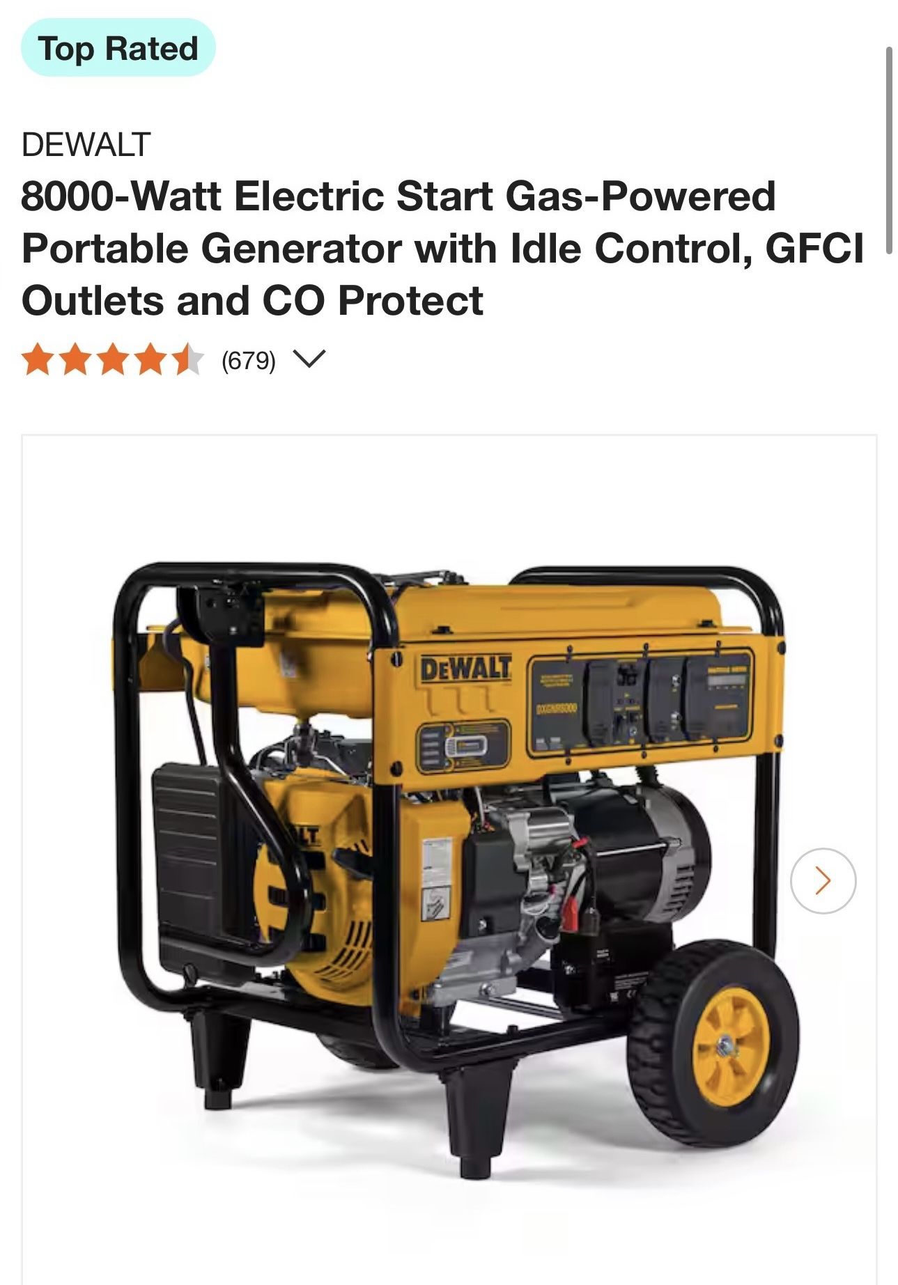 DEWALT Portable Generator