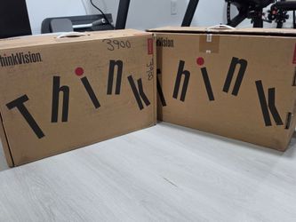 Lenovo ThinkVision 21.5" IPS Monitors - Open Box / Like New (Pair Available)
