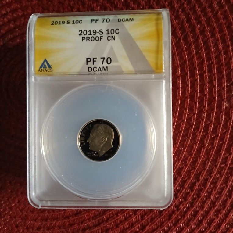 2019S GRADED PR70 Roosevelt Dime