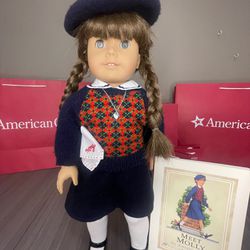 Rare Stamped, Signed Molly American Girl Doll