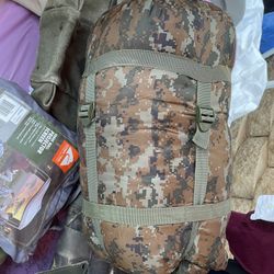 Camo Mummy/sleeping Bag