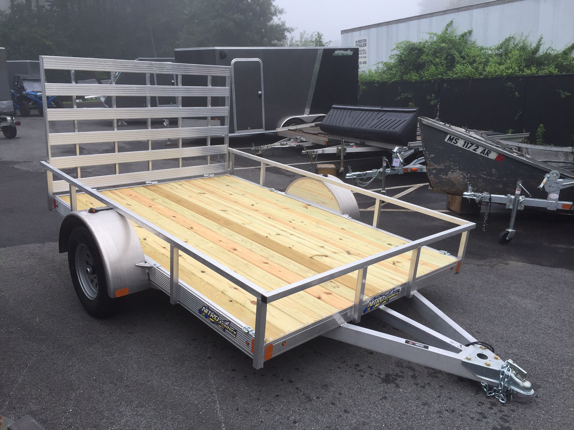 2021 Nitro 6.5x10’ open utility trailer all aluminum with gate will trade