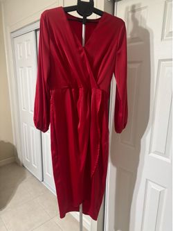 Ladies Red Dress