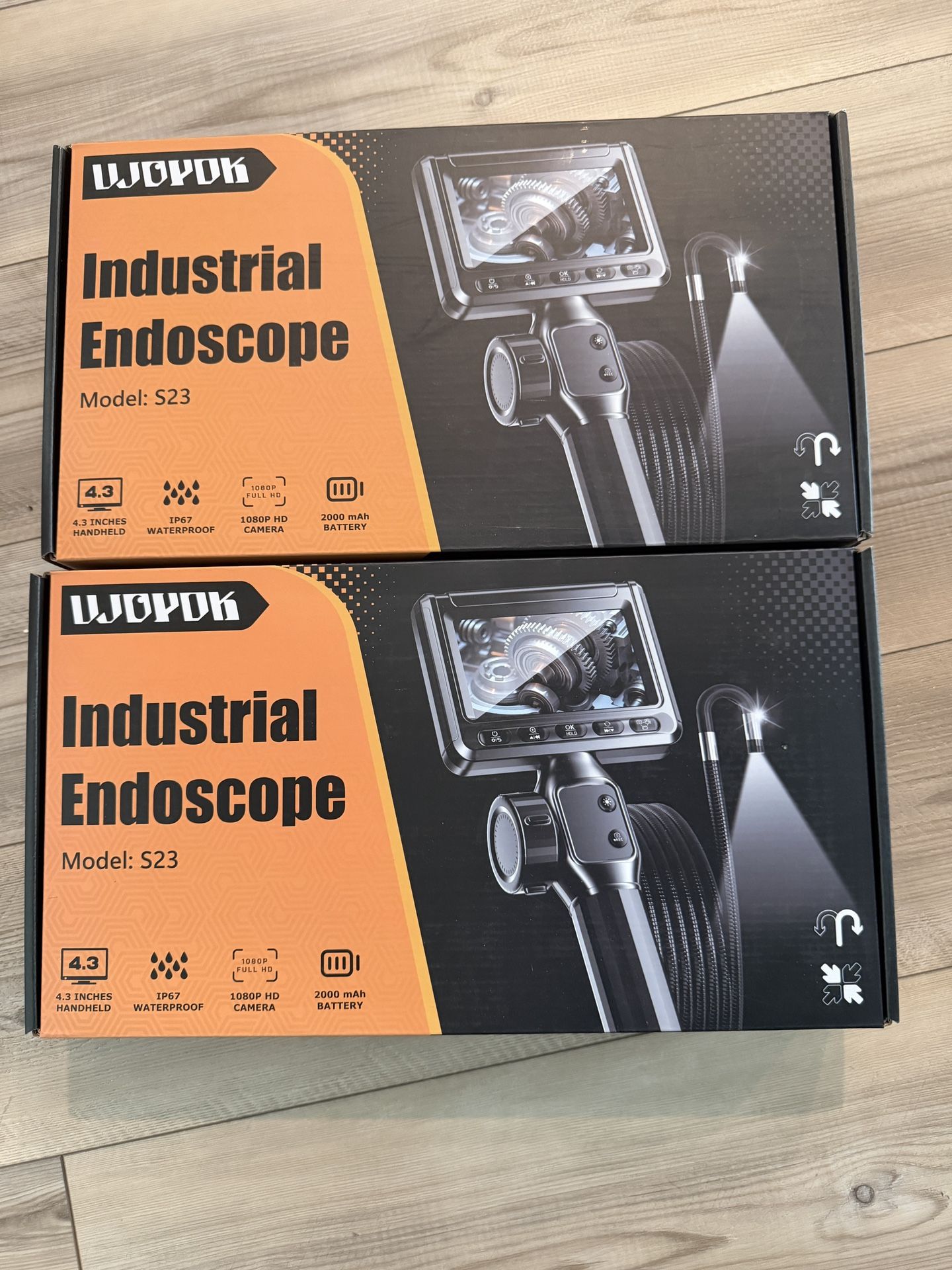 Brand new Two-Way Articulating Borescope with Light, 5.5FT