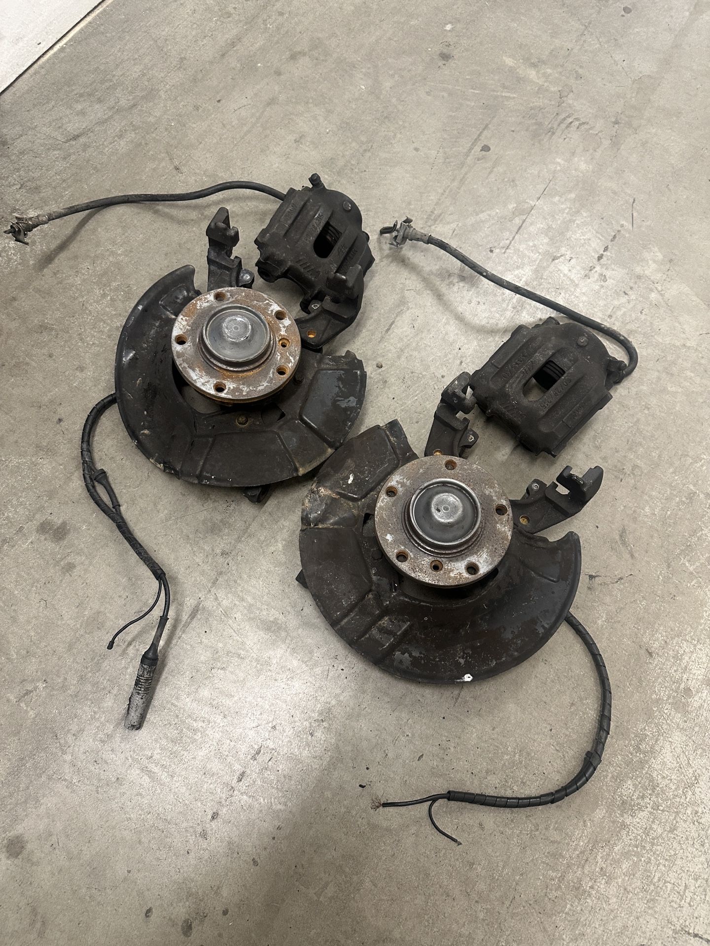 BMW E36 M3 Front Brake Calipers Knuckles Spindles