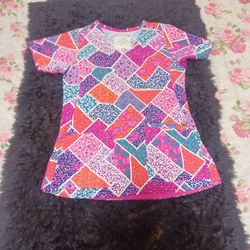 Vera Bradley Xs Scrub Top 