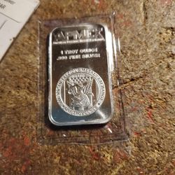 1 Ounce  Silver Bar 