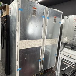 Sub Zero Panel Ready 54” Column Set Fridge Freezer + Ice Maker 