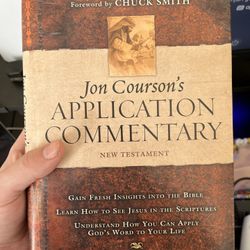 Jon coursons application commentary the new testament. 