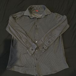 Black and gray dress shirt (16 neck. 32/33 arm length)