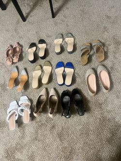 Lot of woman’s shoes size 8 selling all together no individual purchase pickup Gaithersburg md20877