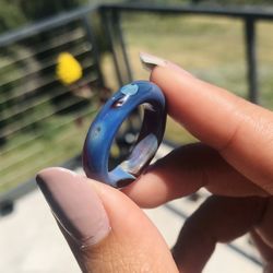 Handmade Blown Glass Ring