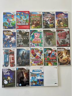Nintendo Wii game lot