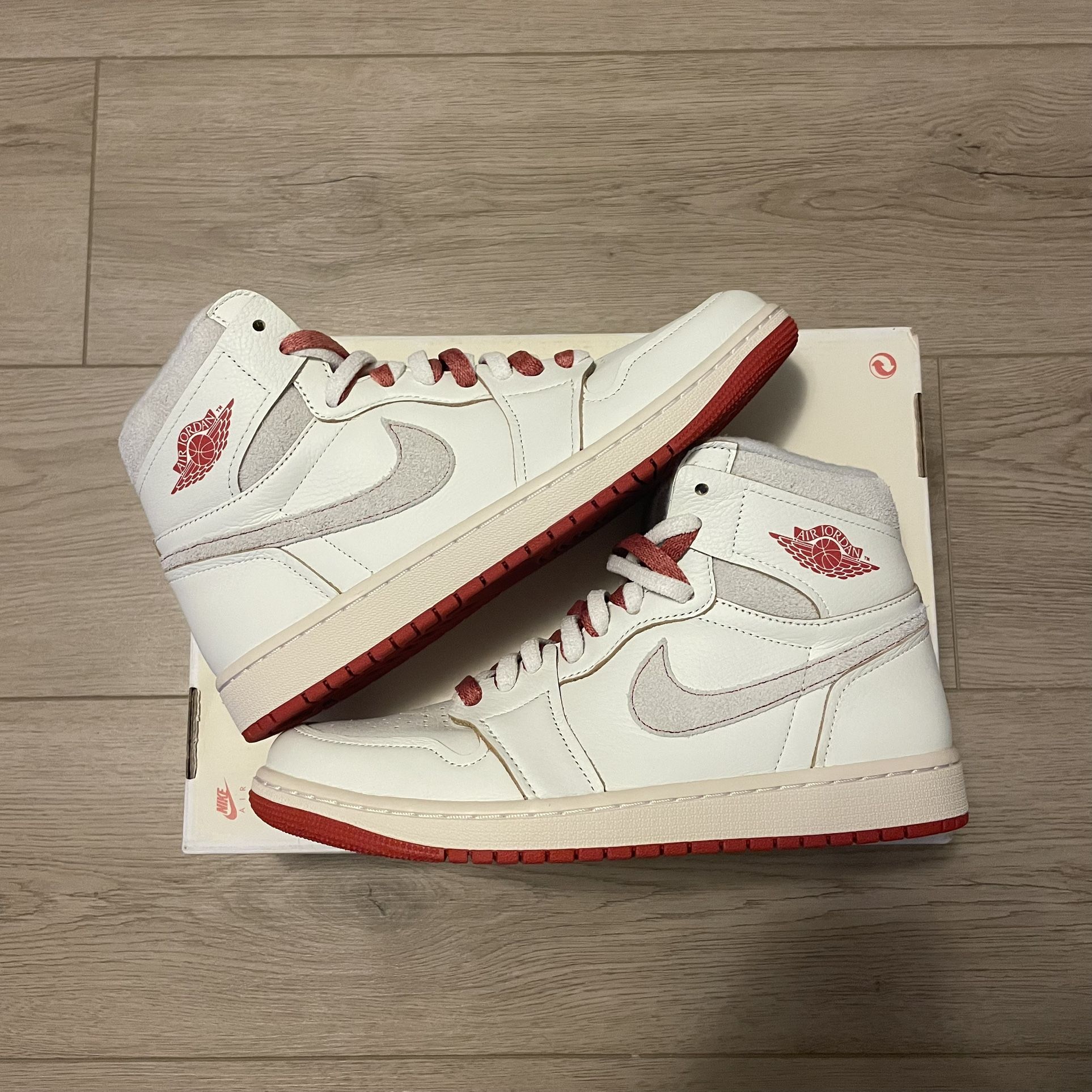 Size 10.5 - Wmns Jordan 1 High “Rare Air Sail” (NEW MISSING LID) | DB4612-100