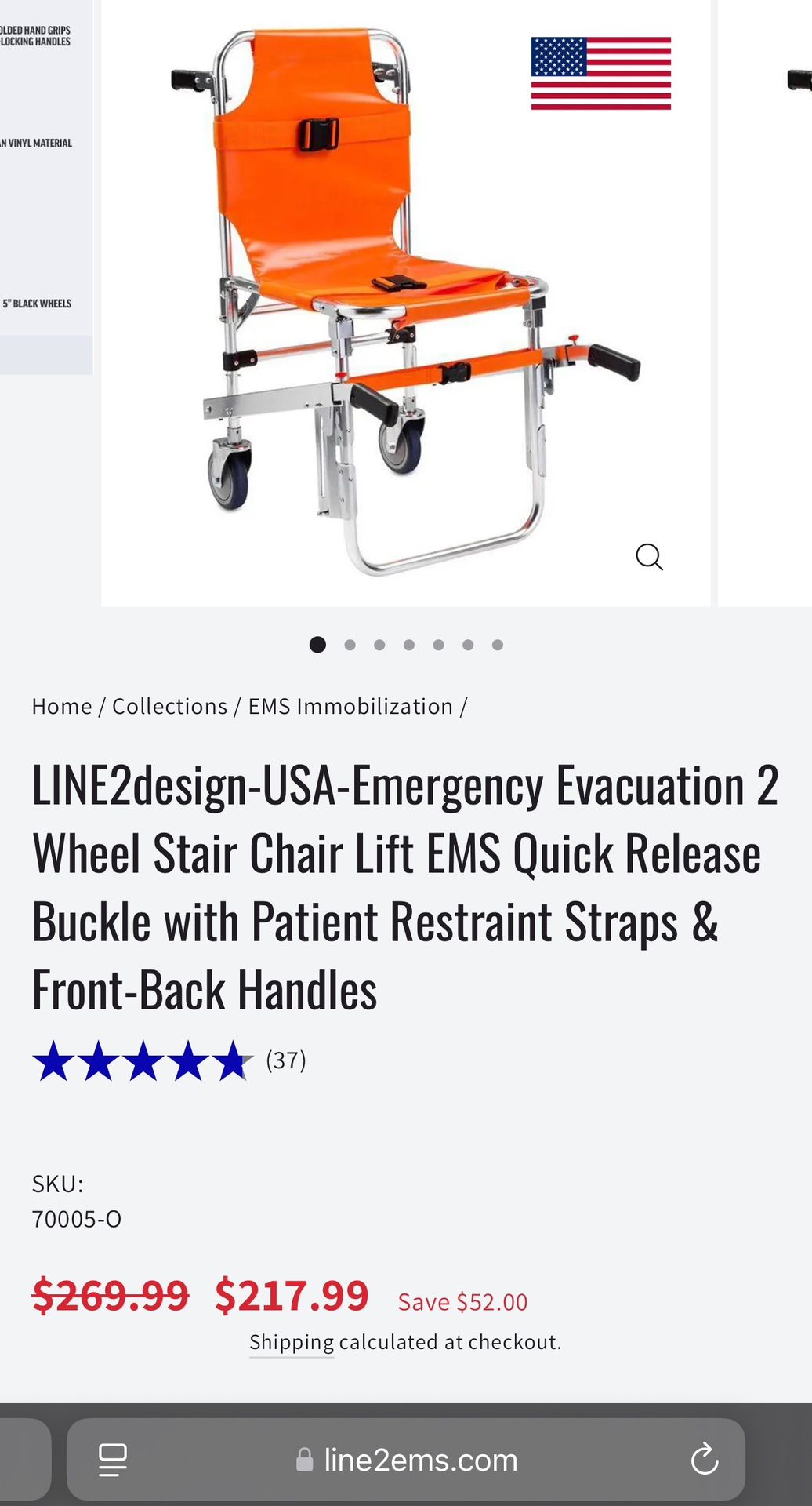 Stair Chair By Line2Design EMS