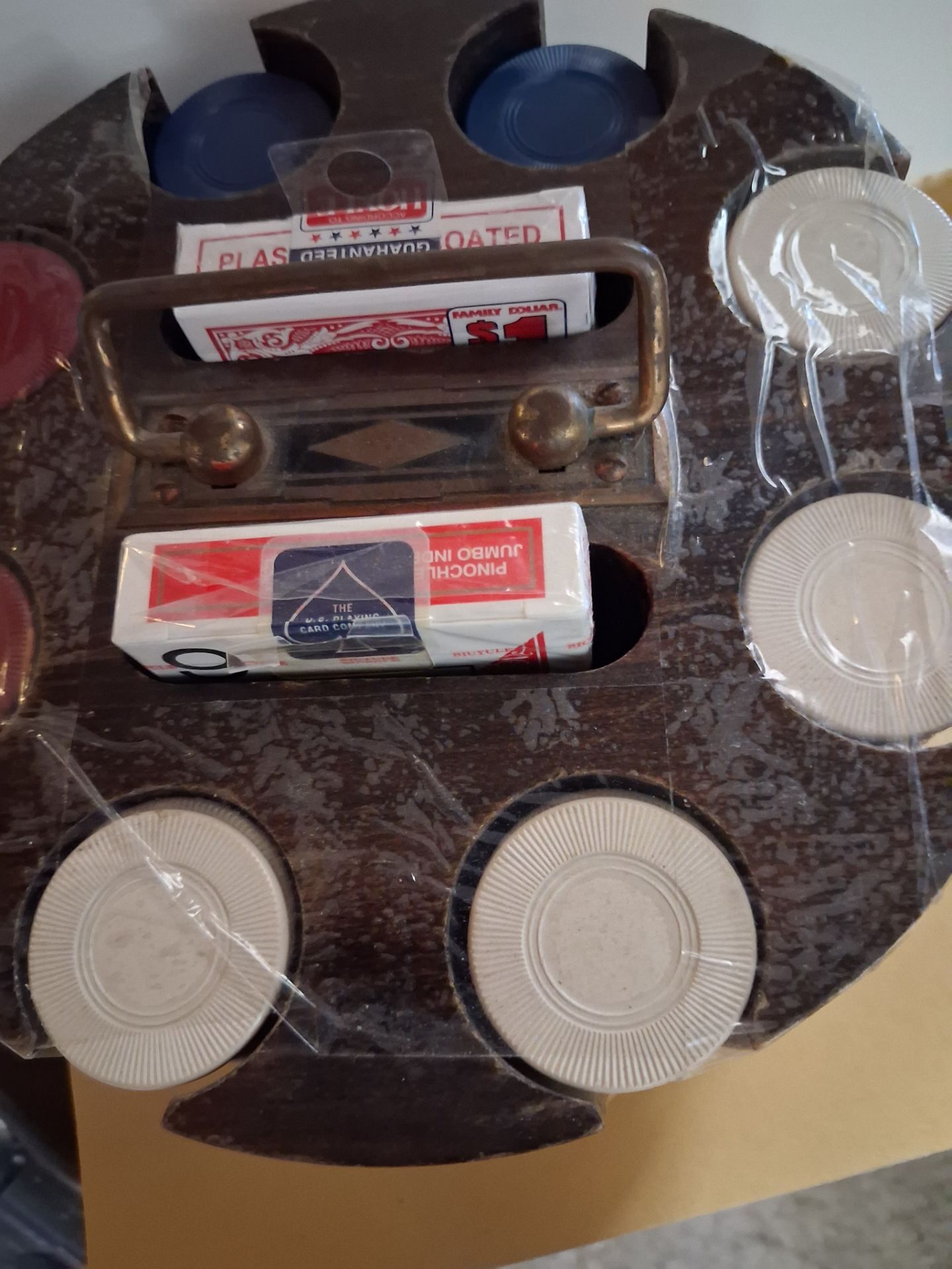 Vintag poker chip holder