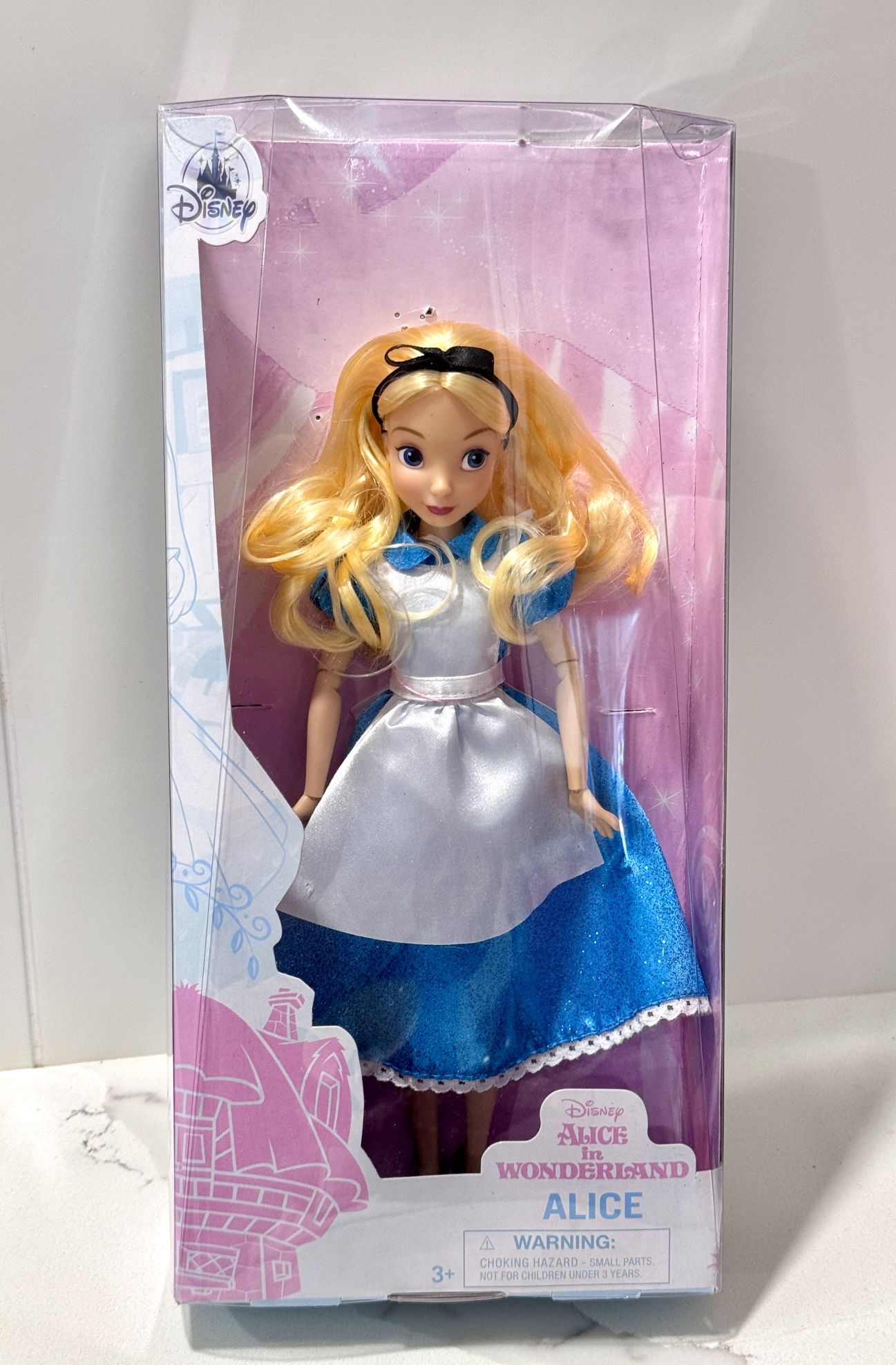 DISNEY STORE ALICE IN WONDERLAND CLASSIC DOLL NIB NRFB 10”