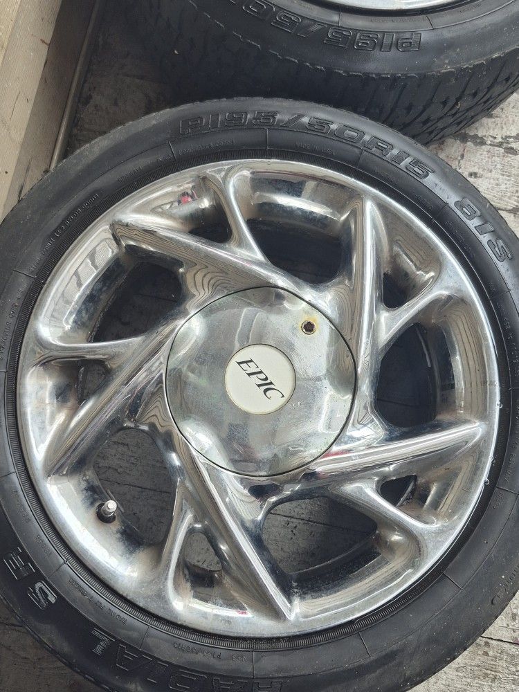 15 Inch Rims 4 Lug Universal