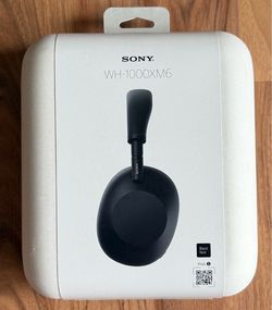 Sony WH-1000XM6 Wireless Headphones Black