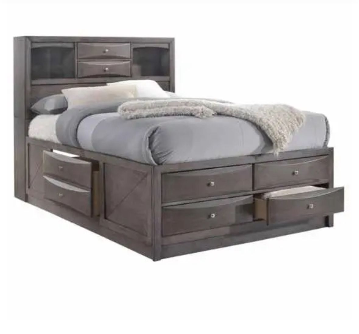 Queen Bed With Storage 