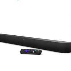 Roku Soundbar With Remote & Cords 