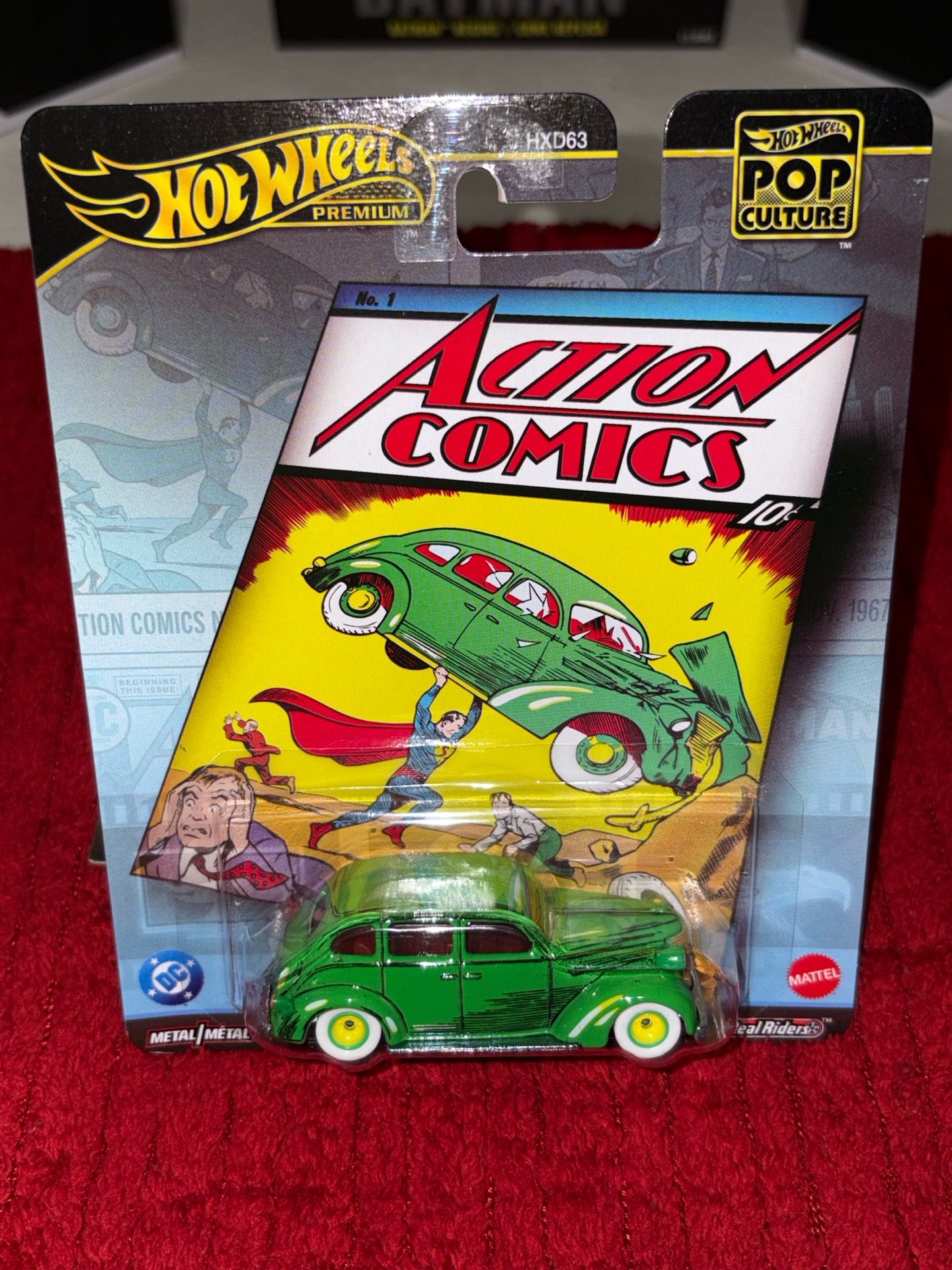 Hot Wheels Premium Action Comics #1 Superman Sedan
