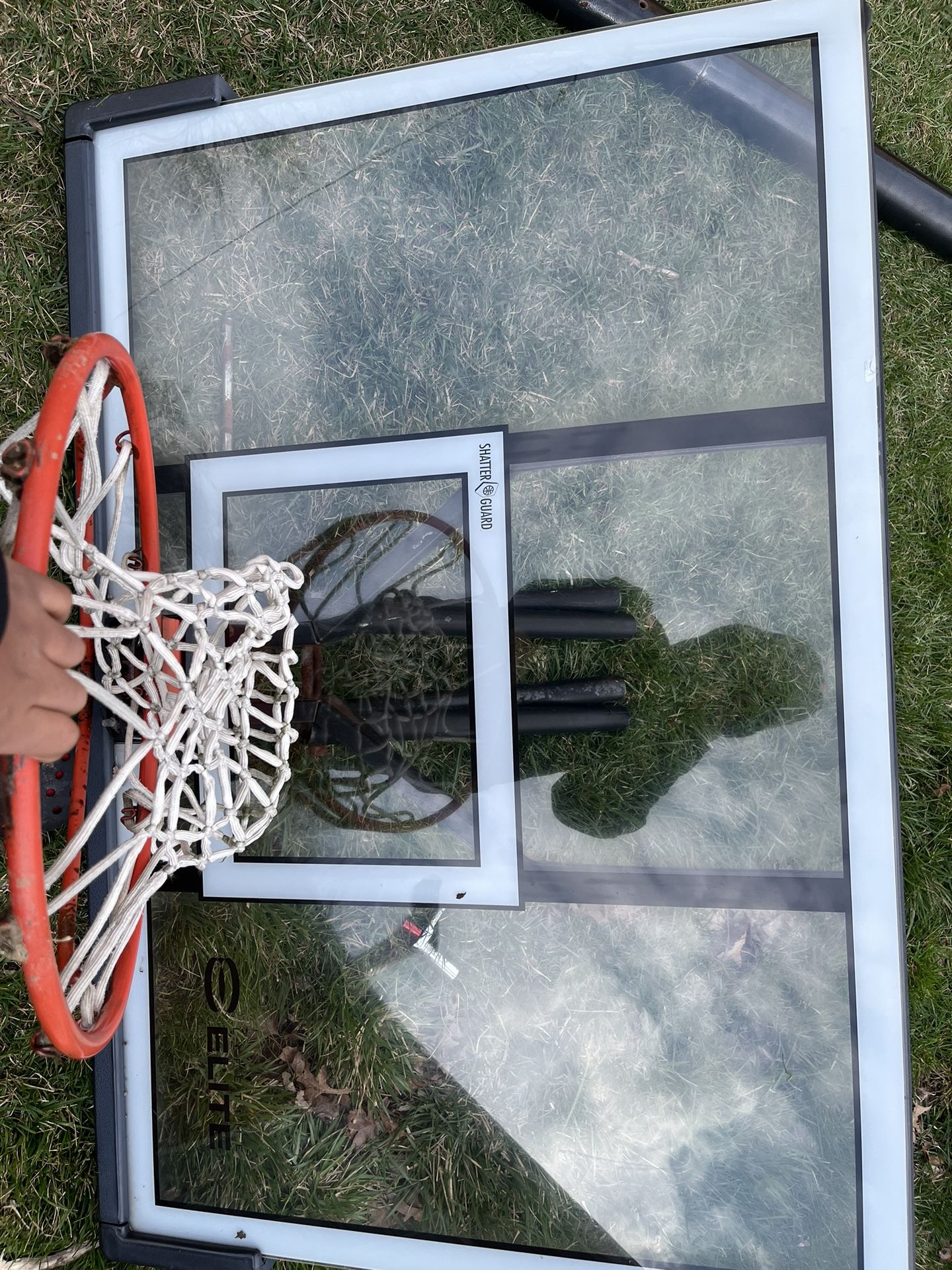 Backboard Of Basketball Hoop