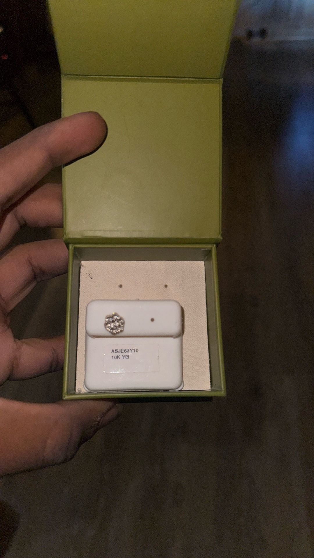 One Earring Real Diamonds Pass Diamond Tester