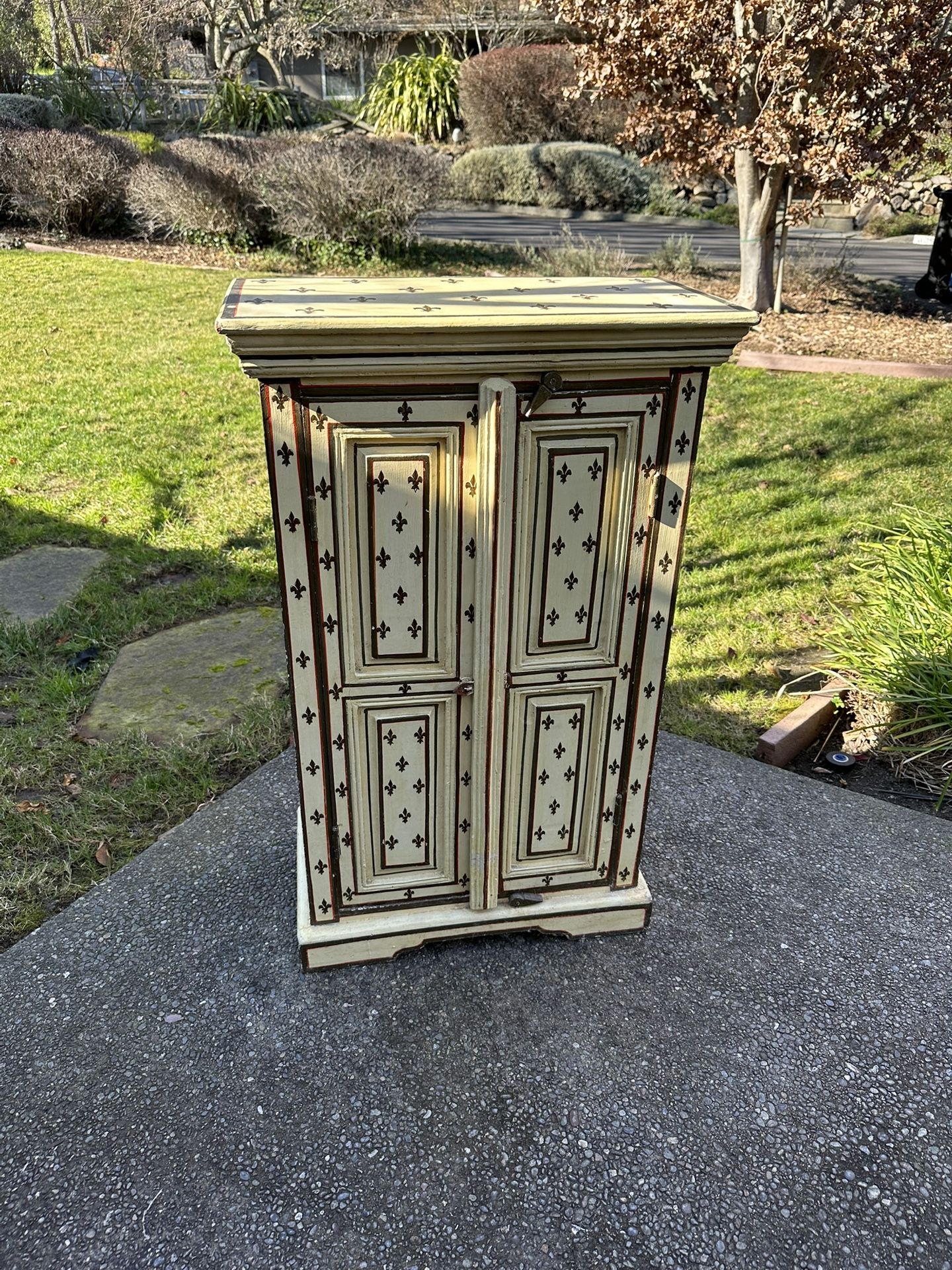 Painted Wooden Cabinet