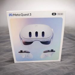 Meta Quest 3 Standalone VR Headset 512GB Storage - White/Black Colors