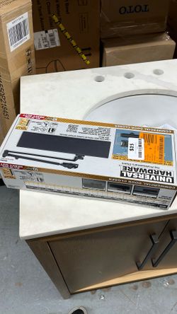 Heavy-Duty All-in-One Matte Black Commercial Door Closer