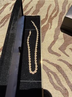 14k solid rope bracelet