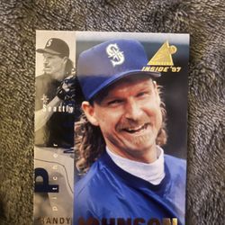 97 Inside Pinnacle Randy Johnson Card