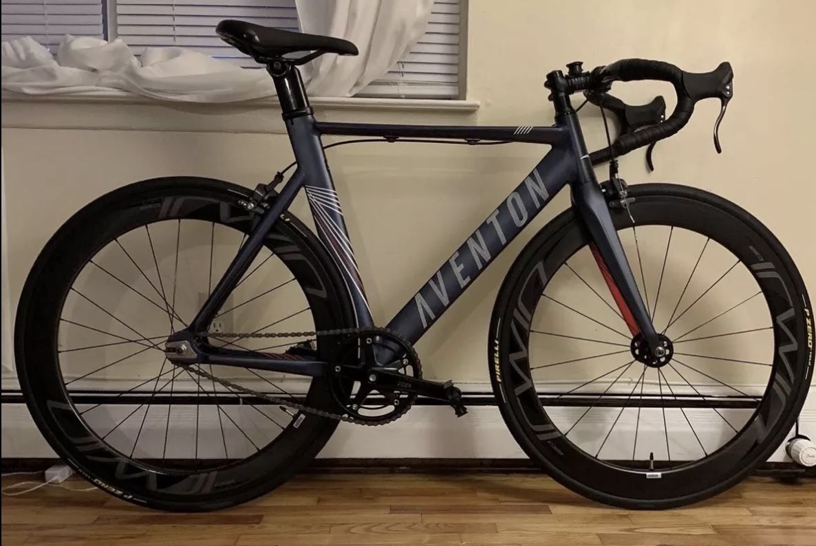 Aventon Mataro Track Single Speed/fixie BK Crit Aventon Team + Free Tires RARE