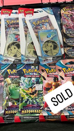 Pokemon Booster Packs & Tin UNOPENED