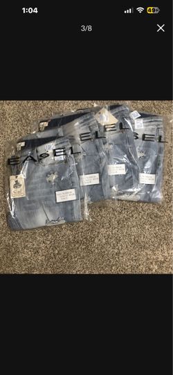 Easel light washed jeans
