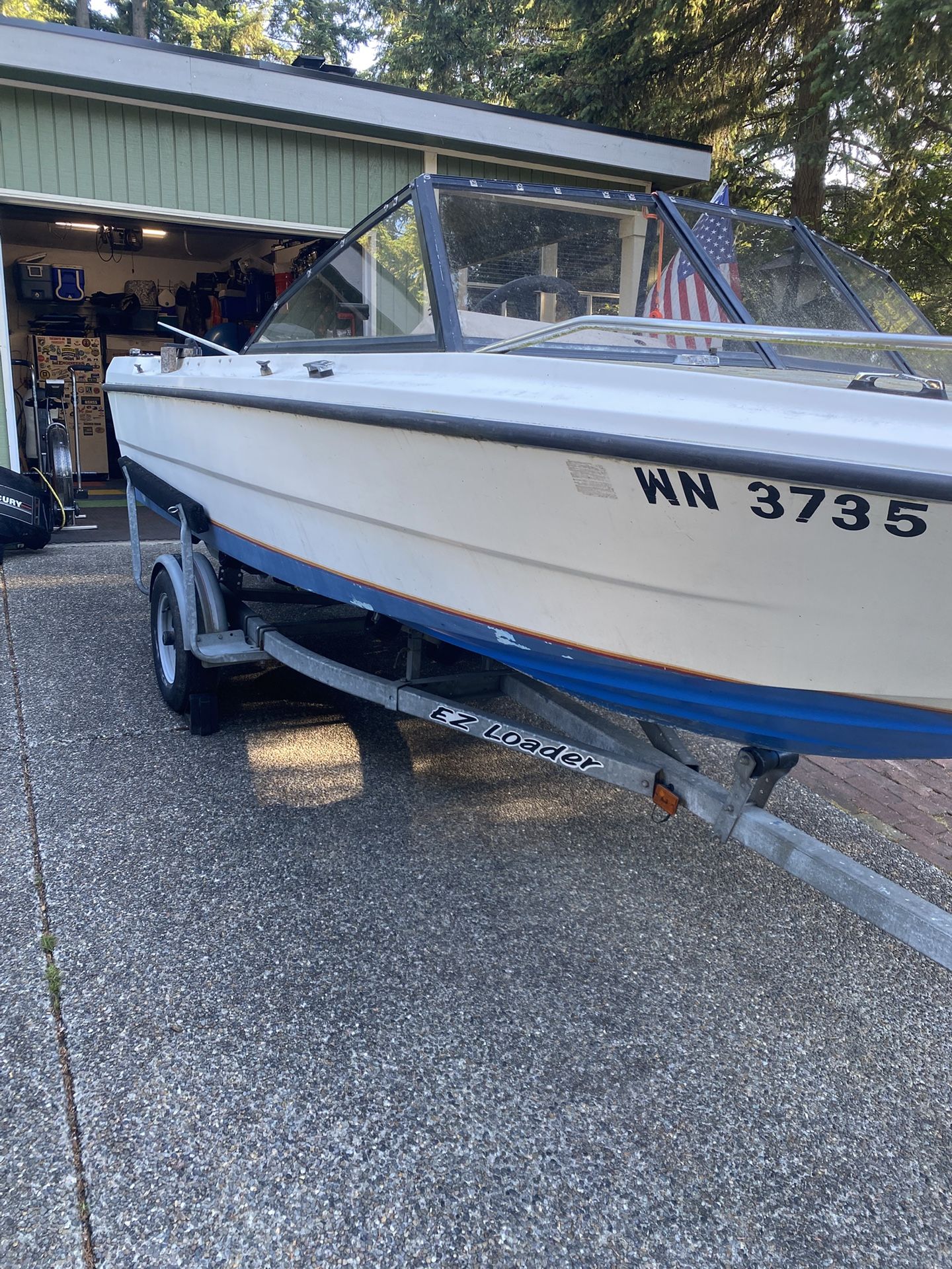 1984 Runnabout Boat NO TRAILER